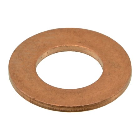 Midwest Fastener Sealing Washer, Fits Bolt Size M6 Copper, Copper Finish, 20 PK 34662
